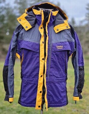 Vintage 90s Solstice Microshed Jacket  Snowboard Ski Parka Gorpcore Womens MED M